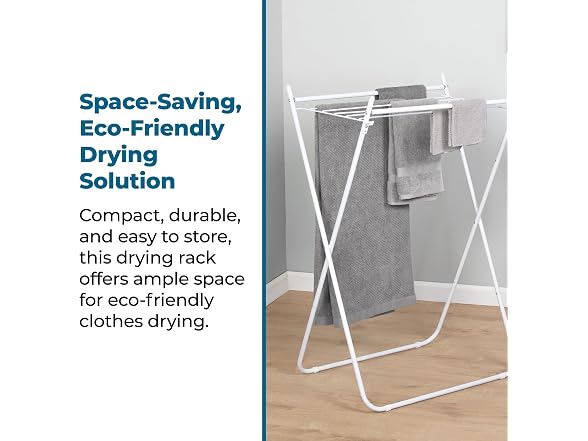 Honey-Can-Do Easy-Fold Collapsible Clothes Drying Rack