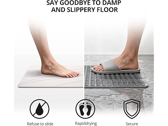 GLLAPITK Stone Bath Mat