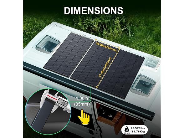 230W N-Type 12V Bifacial Solar Panel