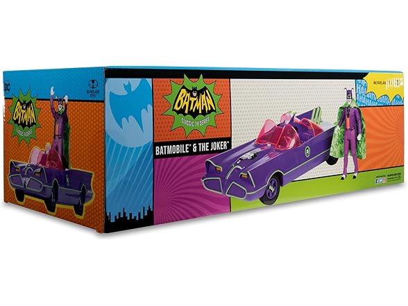 McFarlane Toys - DC Retro Batmobile & The Joker