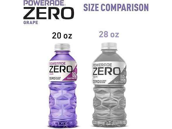 8PK POWERADE Electrolyte Enhanced Zero Sugar Grape
