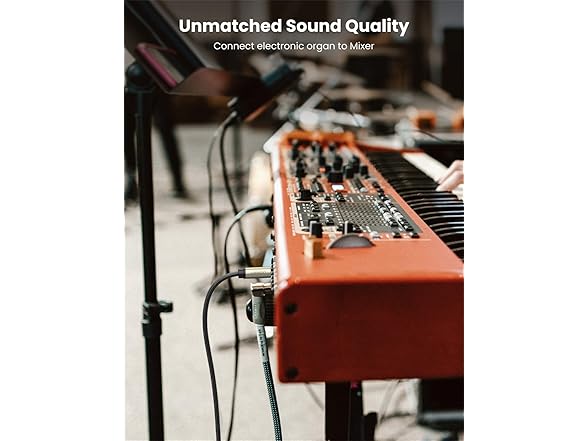 UGREEN Premium 6.35mm Mono Jack 1/4" TS