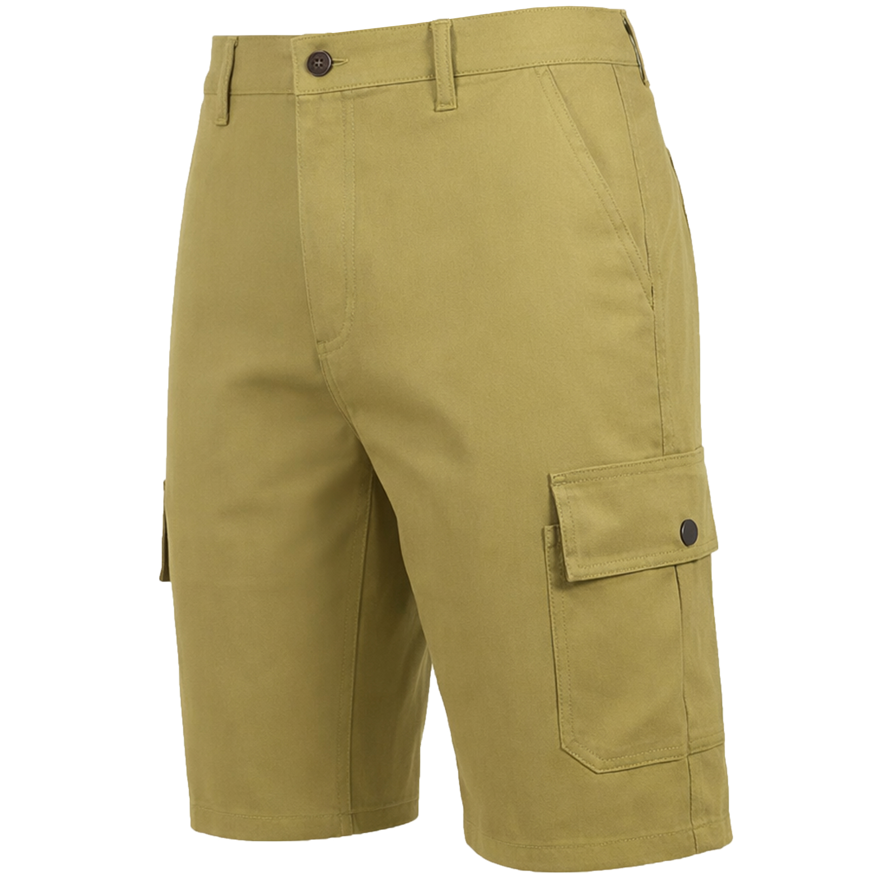 Mens Cotton Flex Stretch Cargo Shorts - Gallery 12