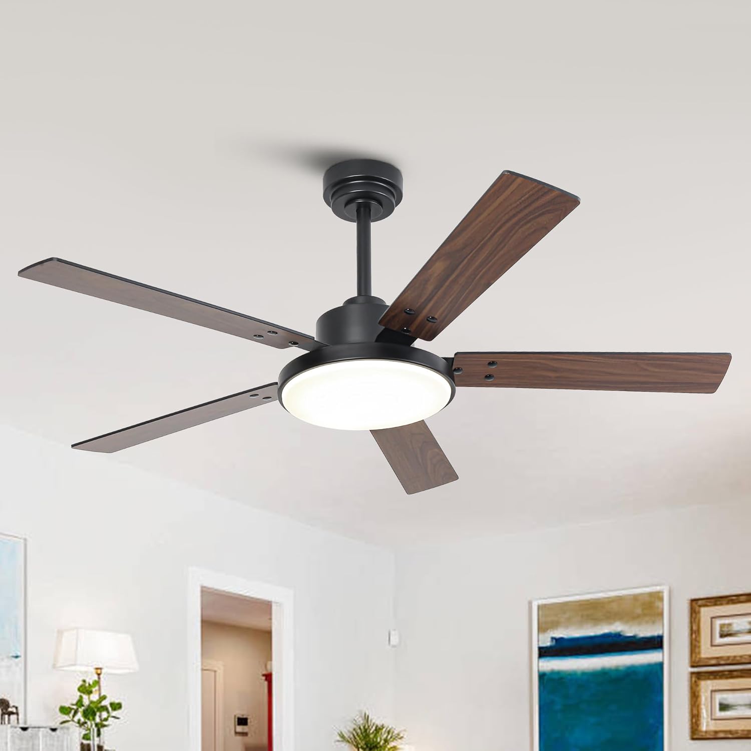 Parrot Uncle Ceiling Fan w/ Light & Remote, 52 Inch - Gallery 15