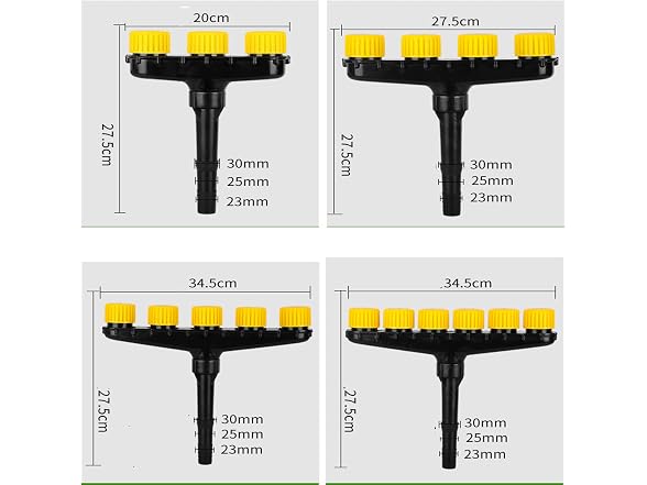 QIZHIMEI GAR-50 Multi-Head Sprinkler Spray Nozzle