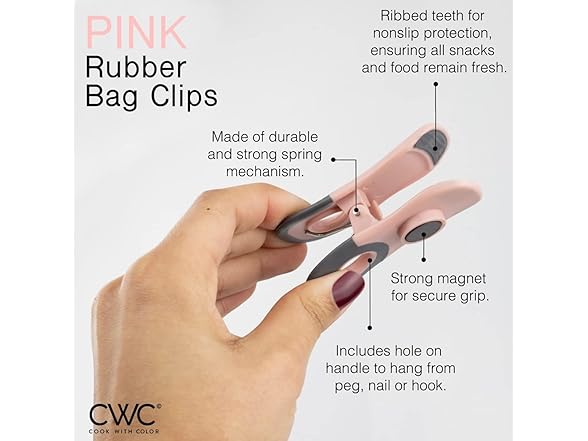 COOK WITH COLOR Cute Bag Clips