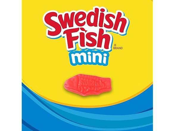 SWEDISH FISH Mini Soft & Chewy Gummy Candy