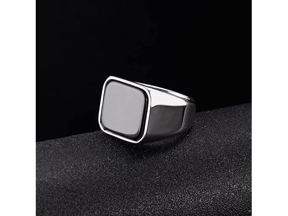 Confede Silver Signet Ring (13)