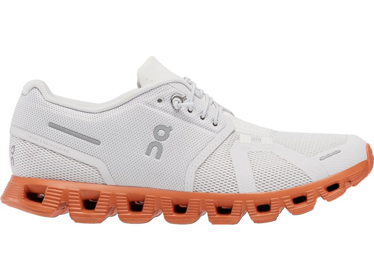 On Running Cloud 5 Women's Shoes Frost/Canyon Size 10.5