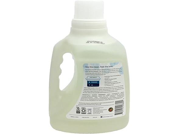 ECOS Hypoallergenic Laundry Detergent Free Clear 100oz