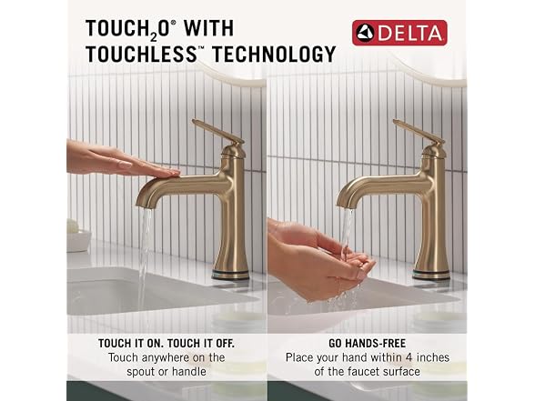 DELTA Bonacci Touchless Bathroom Faucet