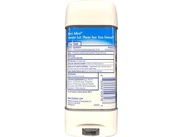 Dry Idea Clear Gel Deodorant Powder Fresh