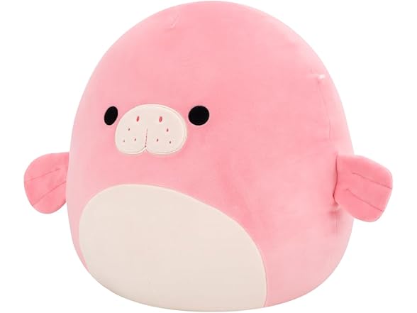 Squishmallows Original 14in Morlai The Coral Manatee