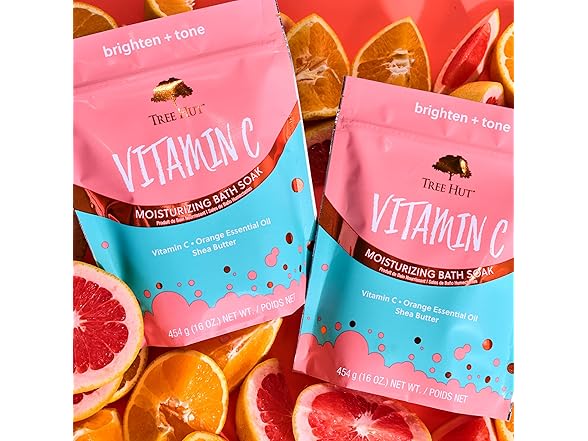Tree Hut Brightening Bath Soak Vitamin C, 16 oz