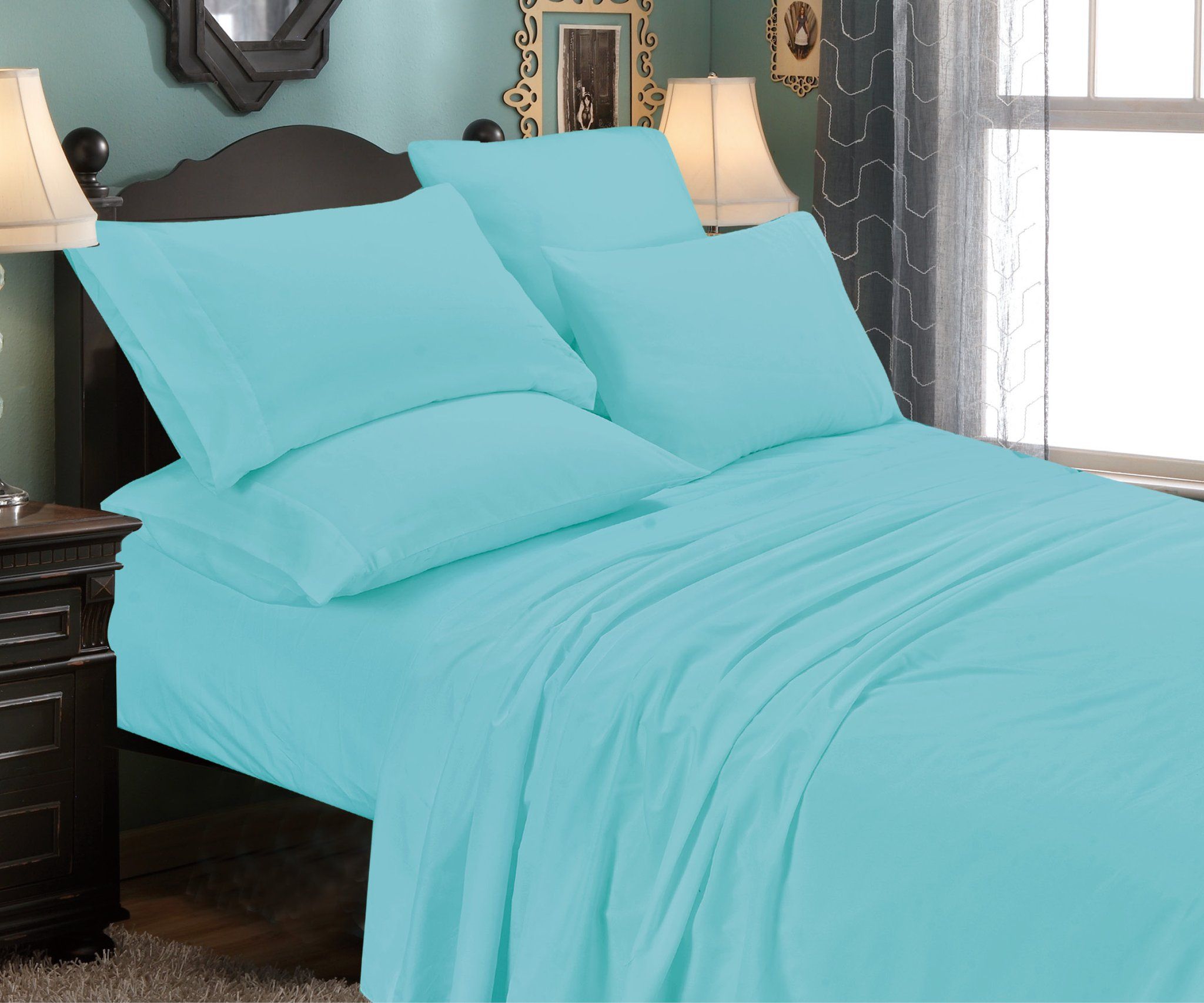 Premium Quality Super Soft Bed Sheet Set - Gallery 40