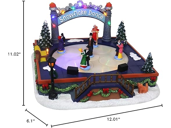 Ballroom Dance Christmas Village Tabletop