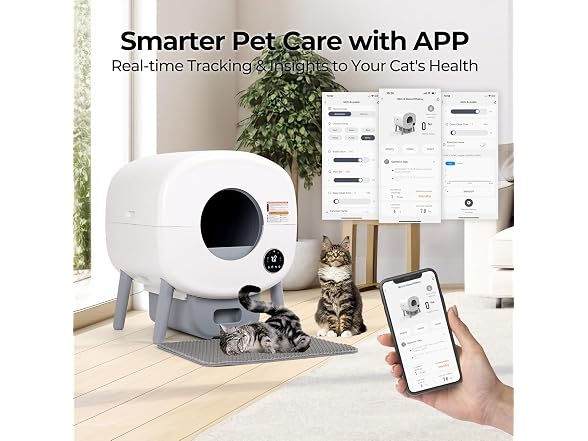 Fsitego Self Cleaning Cat Litter Box