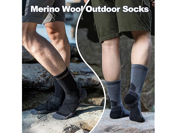 BONANGEL Thin Merino Wool Socks