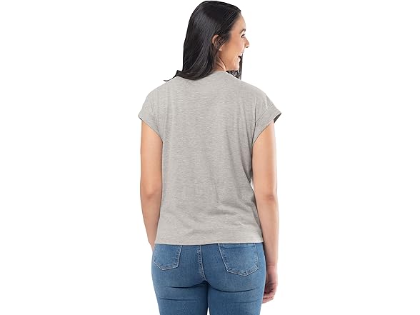 Lee Women's Grey Short Sleeve Tee (M)