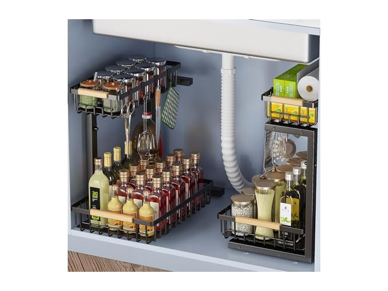 KEKAPE 2 Pack Under Sink Organizer and Storage