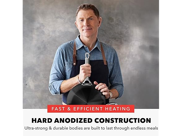 GreenPan x Bobby Flay Hard Anodized Nonstick 10 Piece Cookware Set