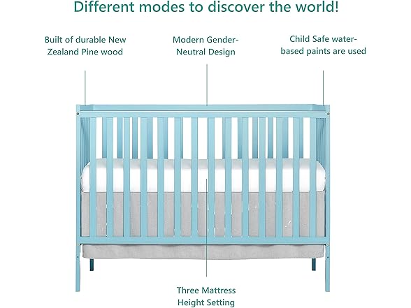 Dream On Me Synergy 5-In-1 Convertible Crib