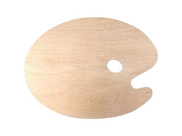 ULTNICE Wooden Paint Palette Oil Paint