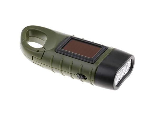 barenx Hand Cranking Rechargeable Flashlight