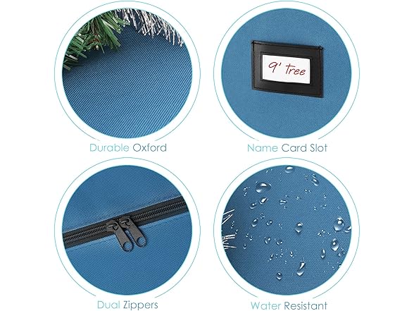 Hearth & Harbor Christmas Tree Storage Bag 9'