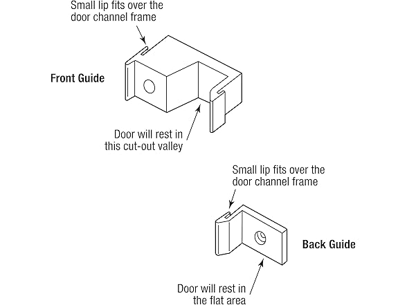 Sliding Shower Door Bumper, 2 Sets