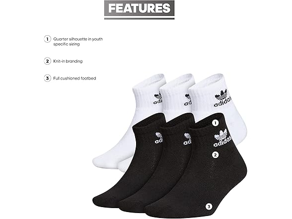 adidas Originals Kids-Boy's Girl's Socks