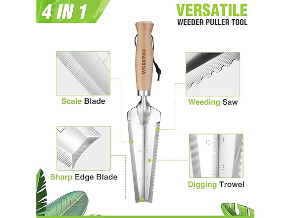 WORKPRO Garden Trowel Green and Pink