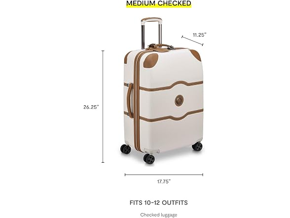DELSEY PARIS Chatelet Air 2.0, 24 Inch Luggage, Pink