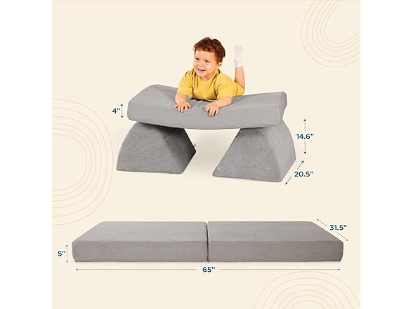 B. toys – Modular Foam Fort Playset