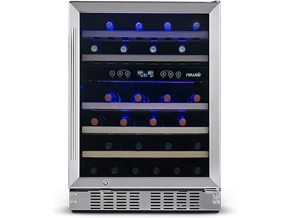 Newair Dual Zone Fridge - 46 Bottles