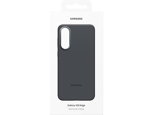 SAMSUNG Galaxy S25 Edge Silicone Phone Case Black