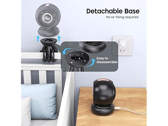 WITHOUSE Baby Stroller Fan