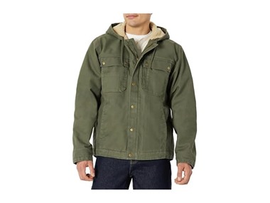 $39.99, Was $79.90, 49% Off! Amazon Basics Mens Hooded Workwear Jacket dealfomo