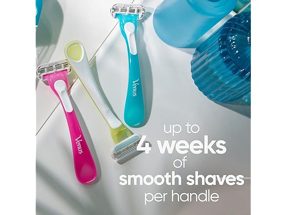 Gillette Venus Tropical Value Pack 6 Disposable Razors 3 Blades