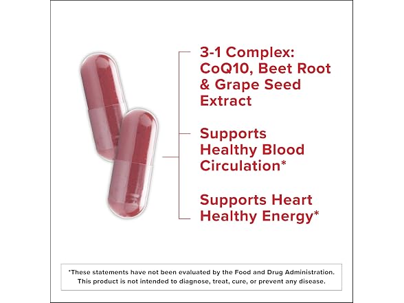 Qunol | 3-in-1 Beet Roots Capsules 60ct