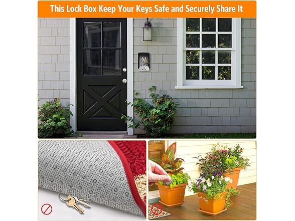 Fayleeko Key Lock Box, 2-Pack