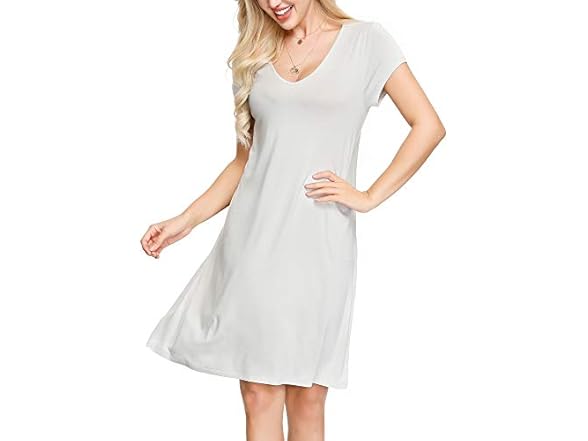 INK+IVY Grey Maxi T-Shirt Dress (L)