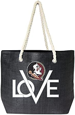 Littlearth NCAA Florida State Seminoles Love Rope Tote, Team Color, 19" x 6" x 14"