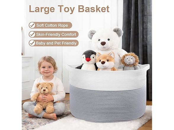 ClenClever Laundry Hamper Basket