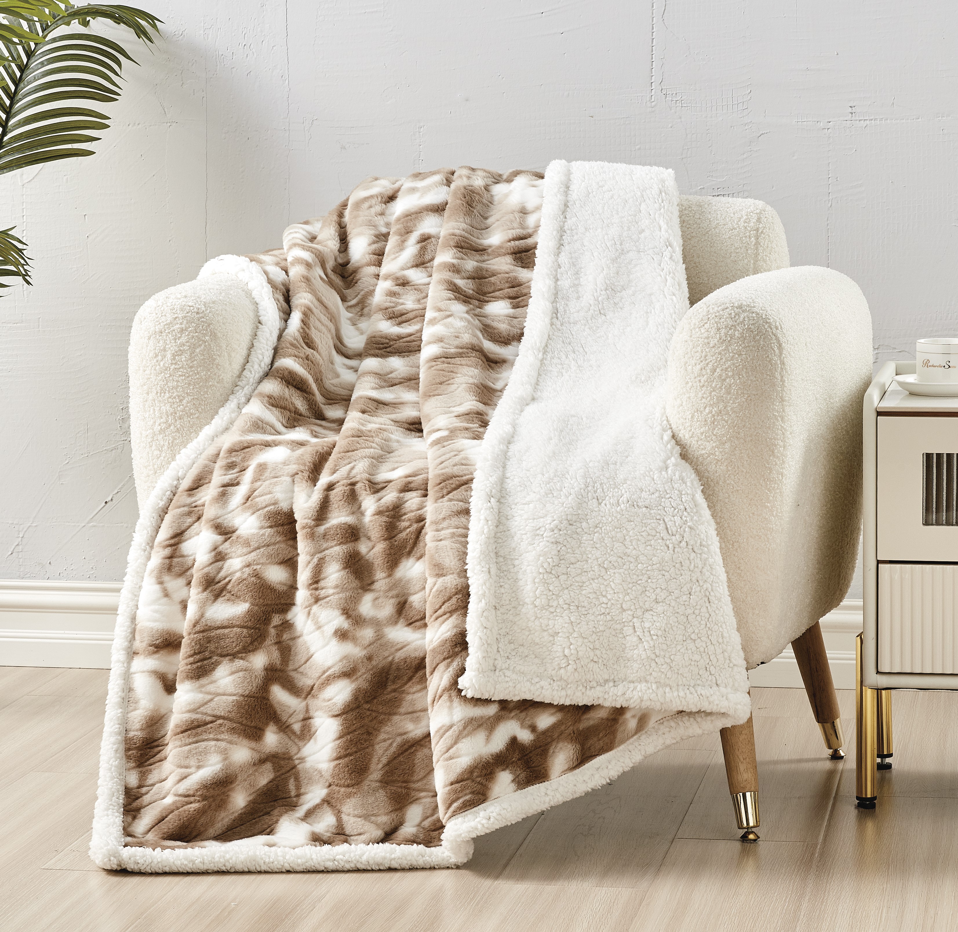 Noble House 2Pk Alaska Sherpa Throw/Blankets - Gallery 18