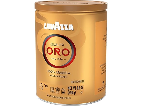 Lavazza Qualita Oro Ground Coffee, Medium Roast