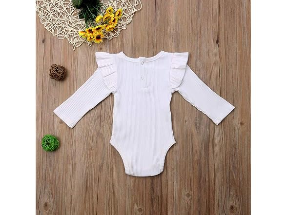 Ma&baby (6-12 MOS) Infant Girl Romper Bodysuit