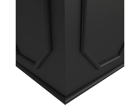 LeisureMod SP10BL Sprout Planter Black, 10.2"