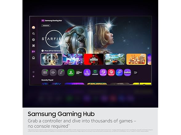 Samsung UN85U8000FFXZAU8000F 4K Smart TV (Open Box)