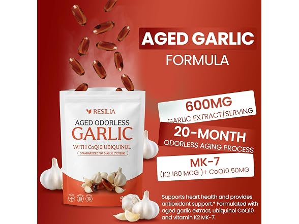 Resilia Oil Of Aged Garlic Extract
